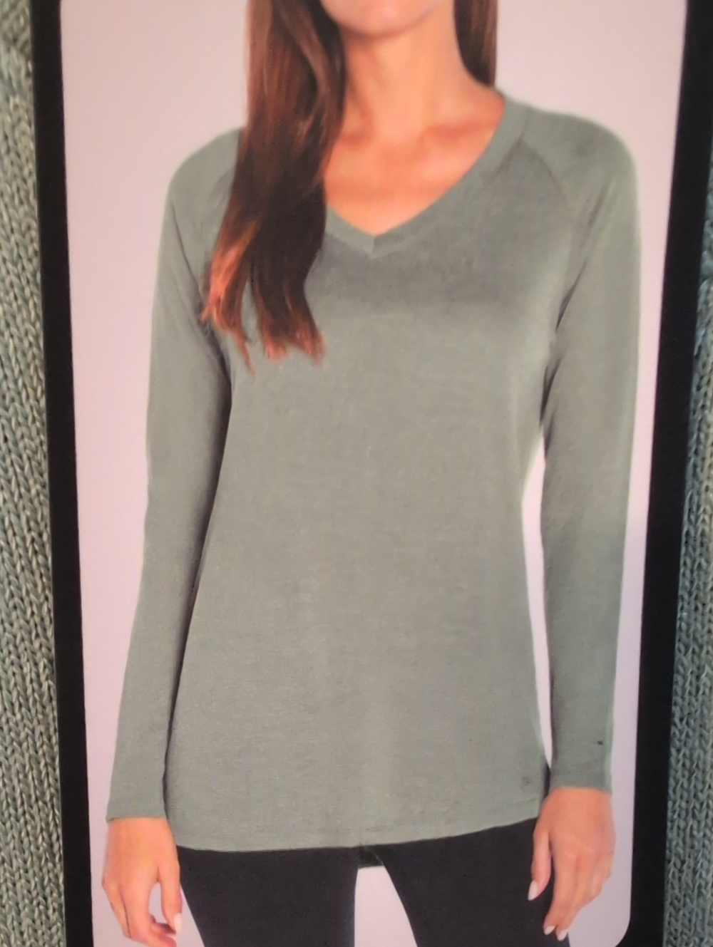 NWT Banana Republic V-Neck Long-Sleeve Top